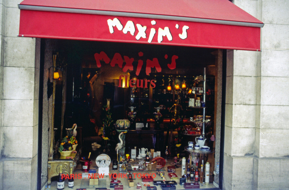 Maxim s famous restaurant at Paris France
