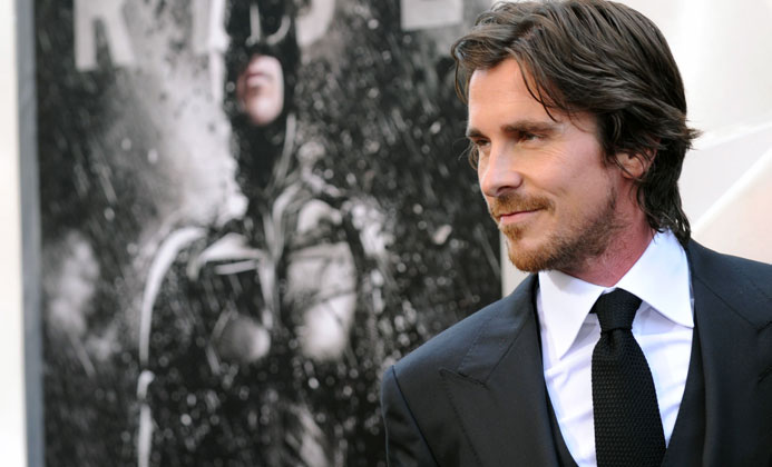 Kvällens huvudstjärna Christian Bale.
