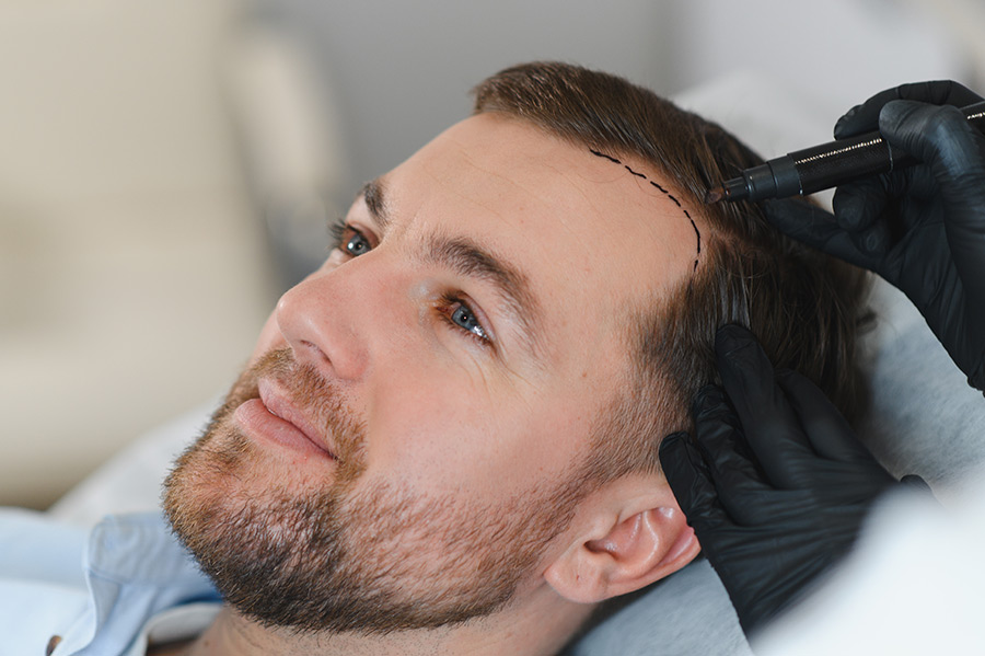 Hårtransplantation med DHI, FUE och FUT